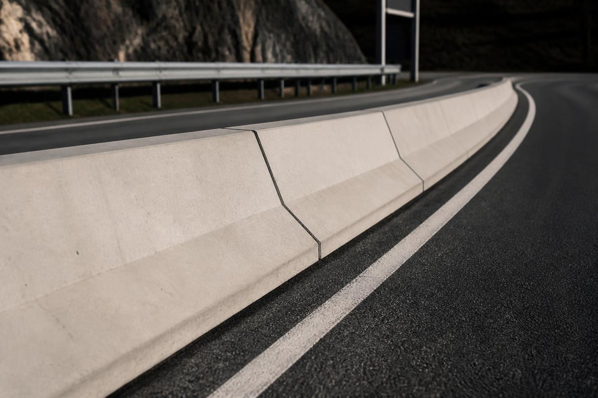 Trief kerbing vehicle containment mechanism