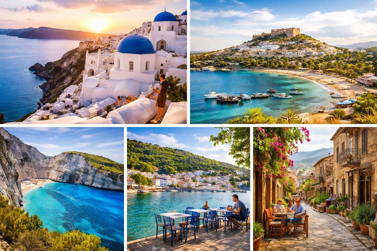 Greek island groups and regions