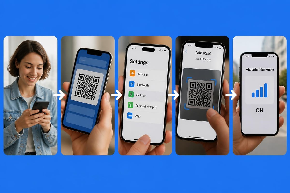 ESIM activation process