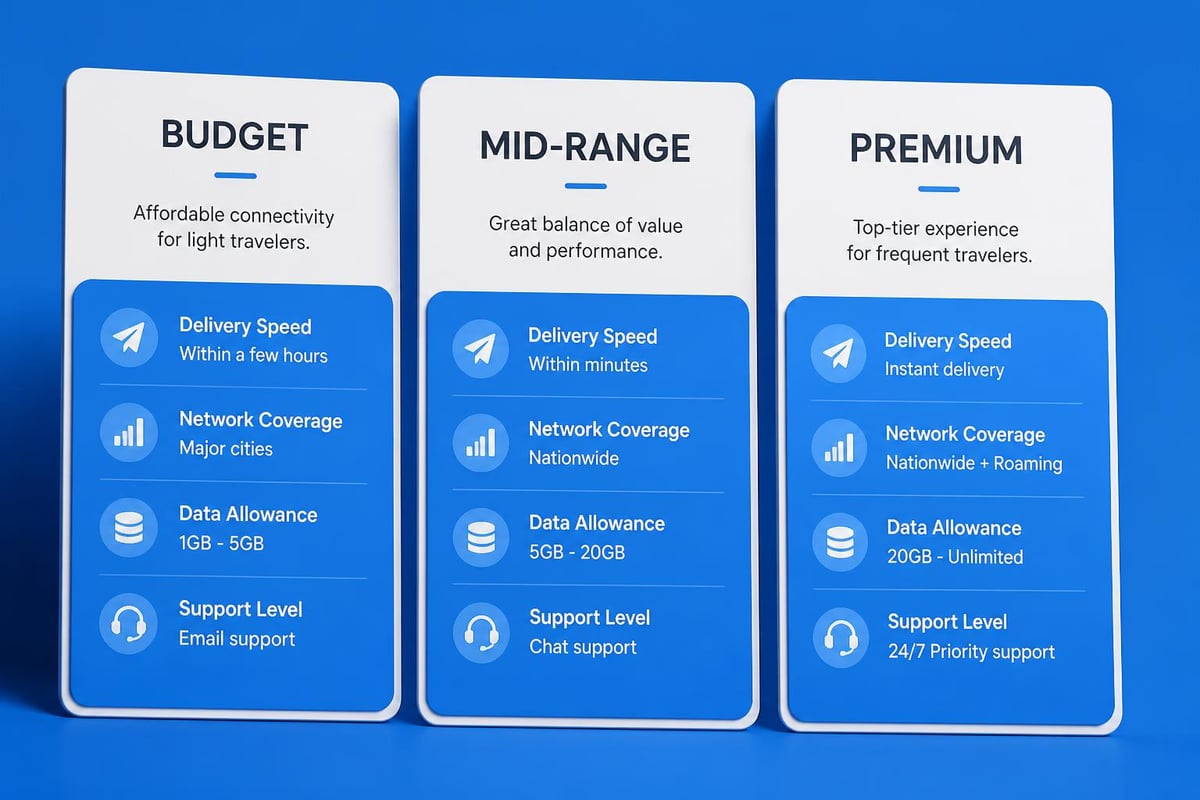 Comparison of eSIM providers
