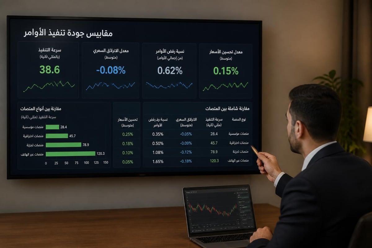 جودة تنفيذ الأوامر
