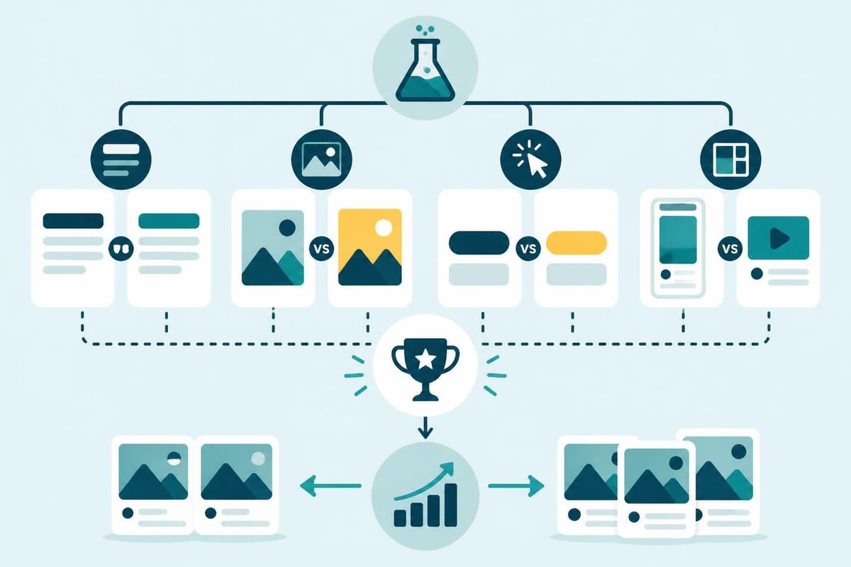 Ad creative testing framework