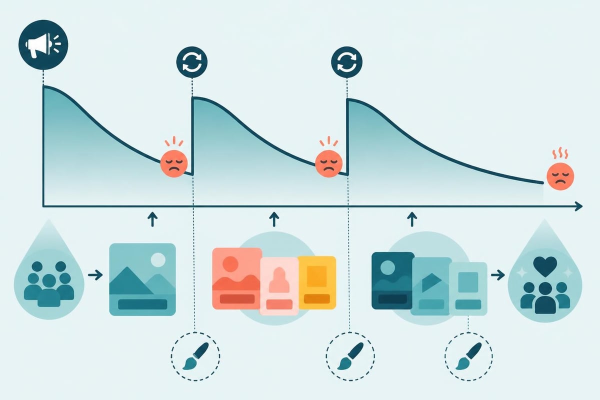 Creative refresh schedule