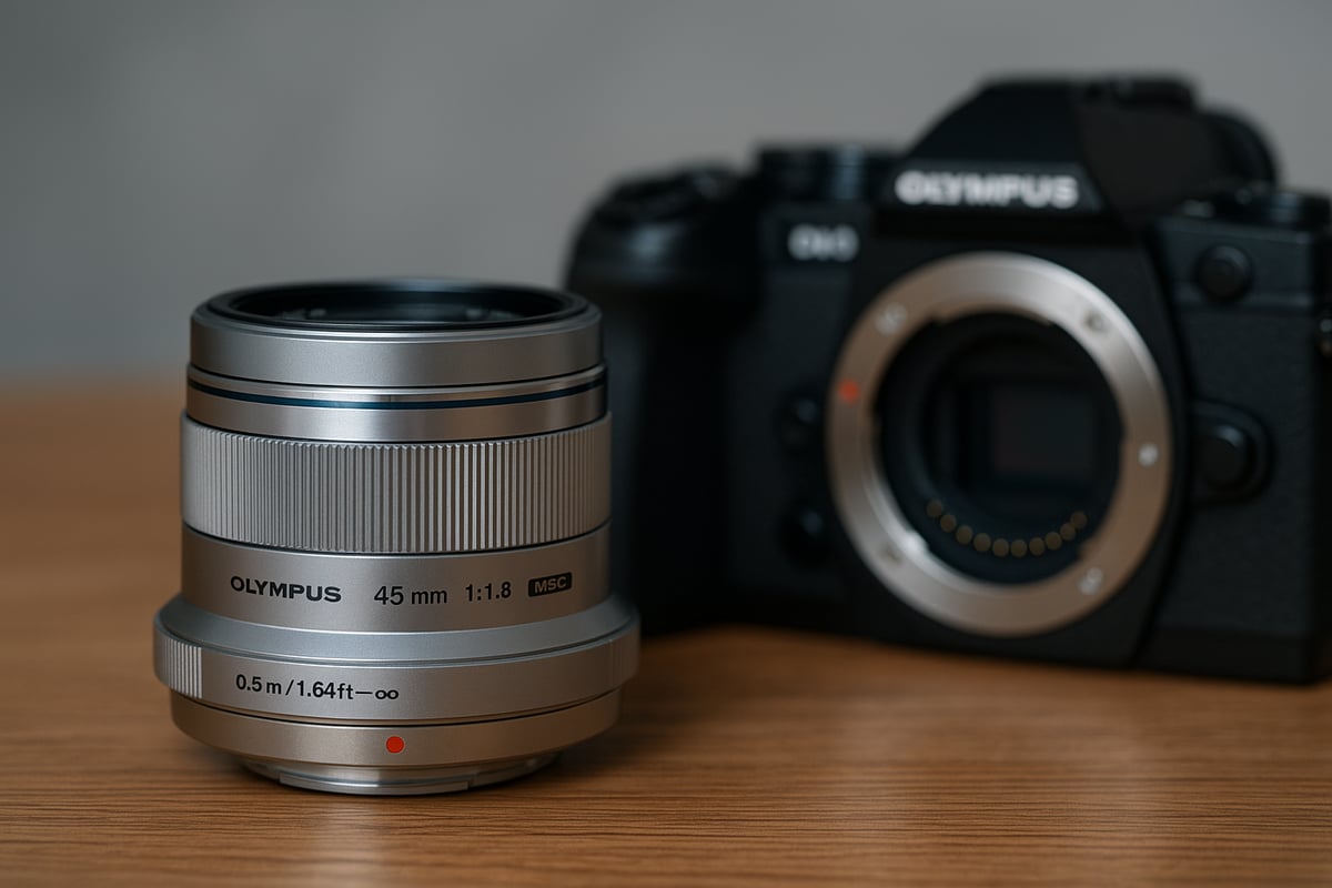 Key features and build quality of the Olympus 45mm f1.8