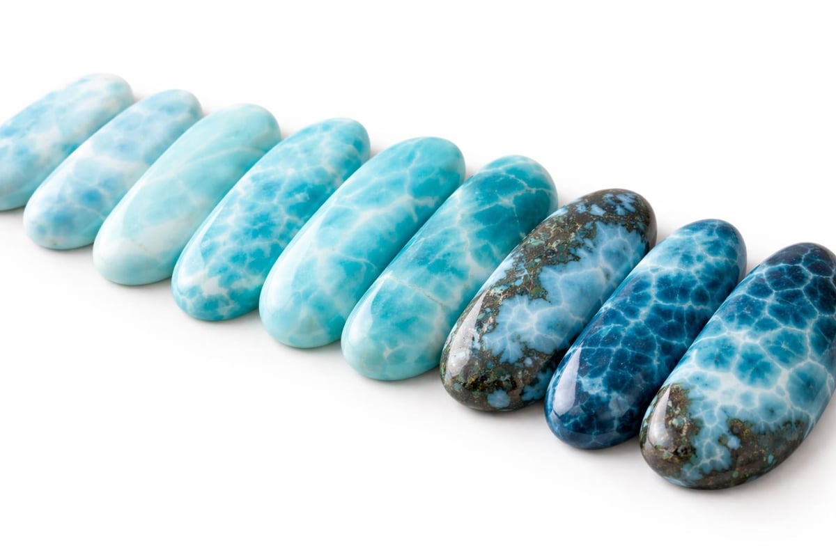 Larimar color variations
