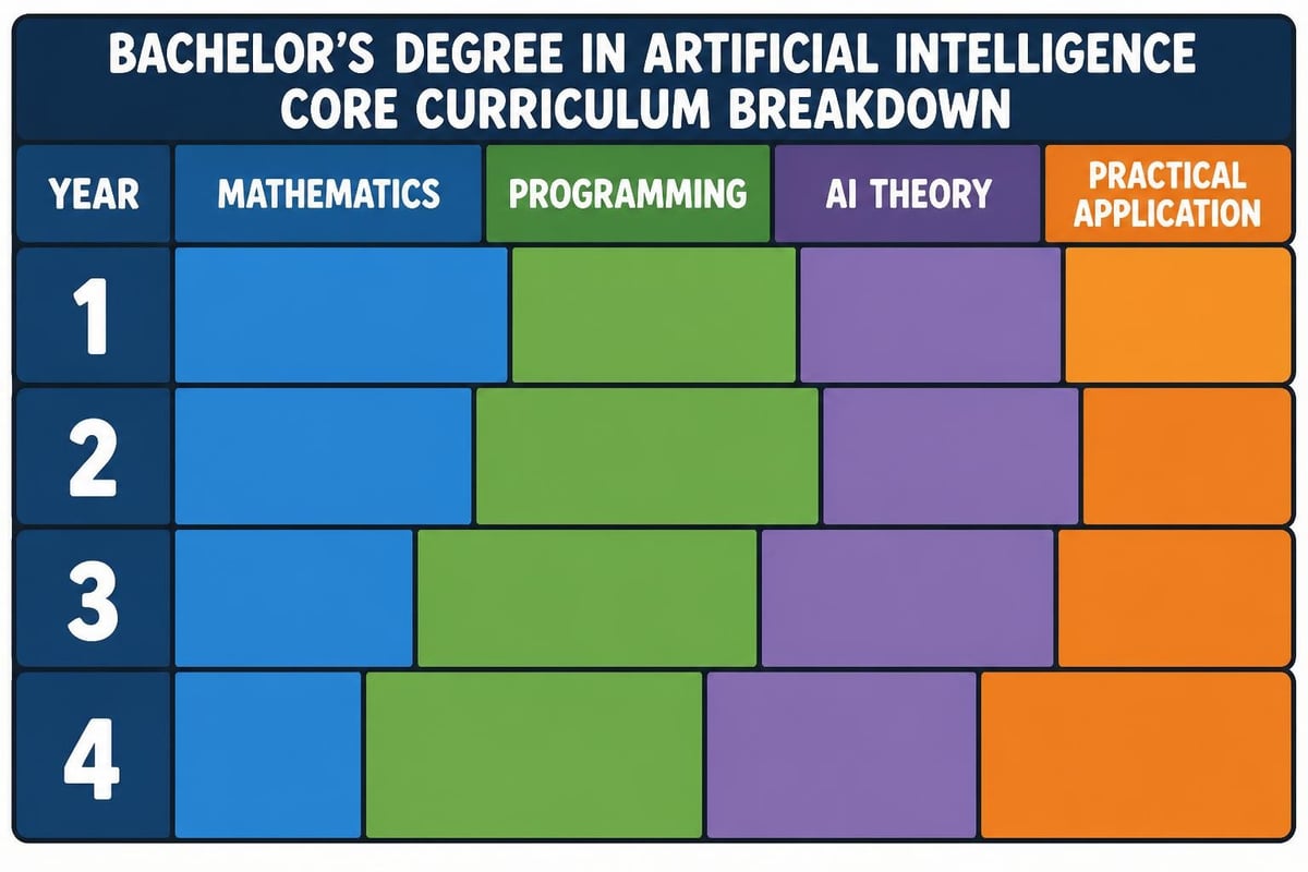 Bachelor's AI curriculum structure