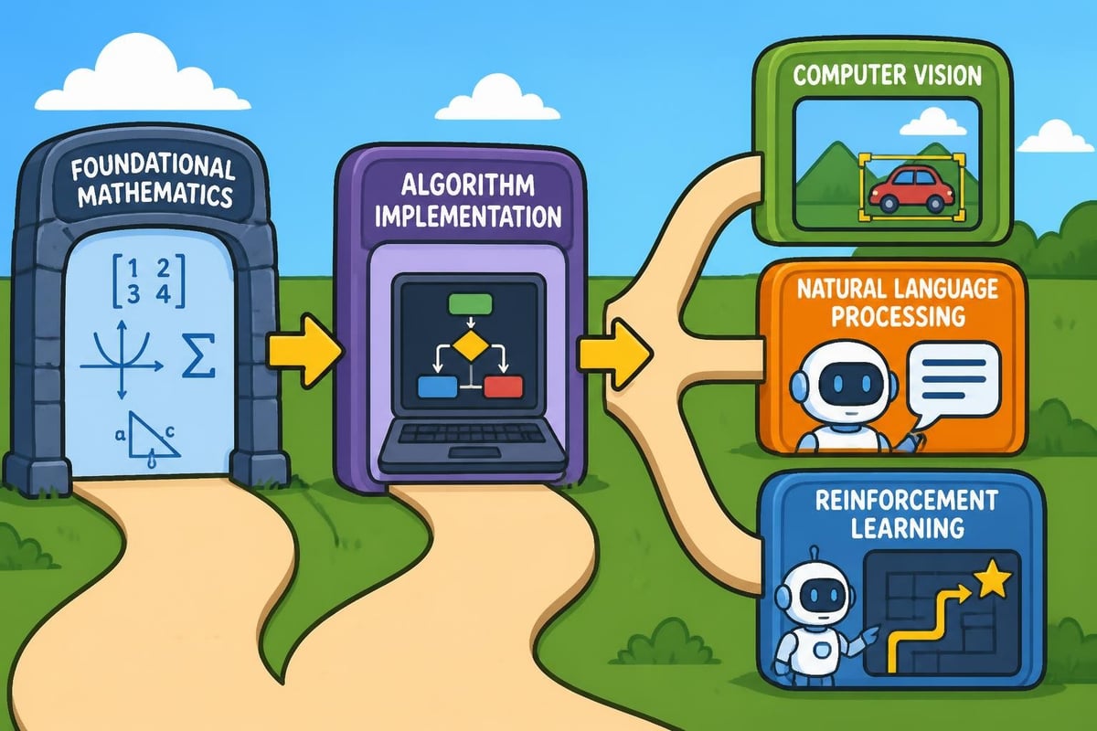 AI learning progression