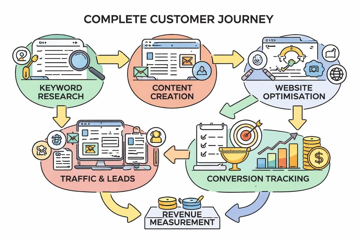 SEO and conversion workflow