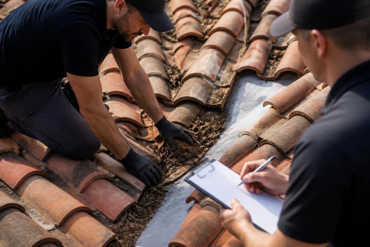 Tile roof maintenance schedule