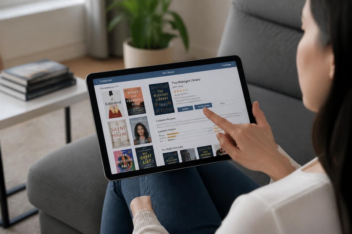 EBook purchase workflow