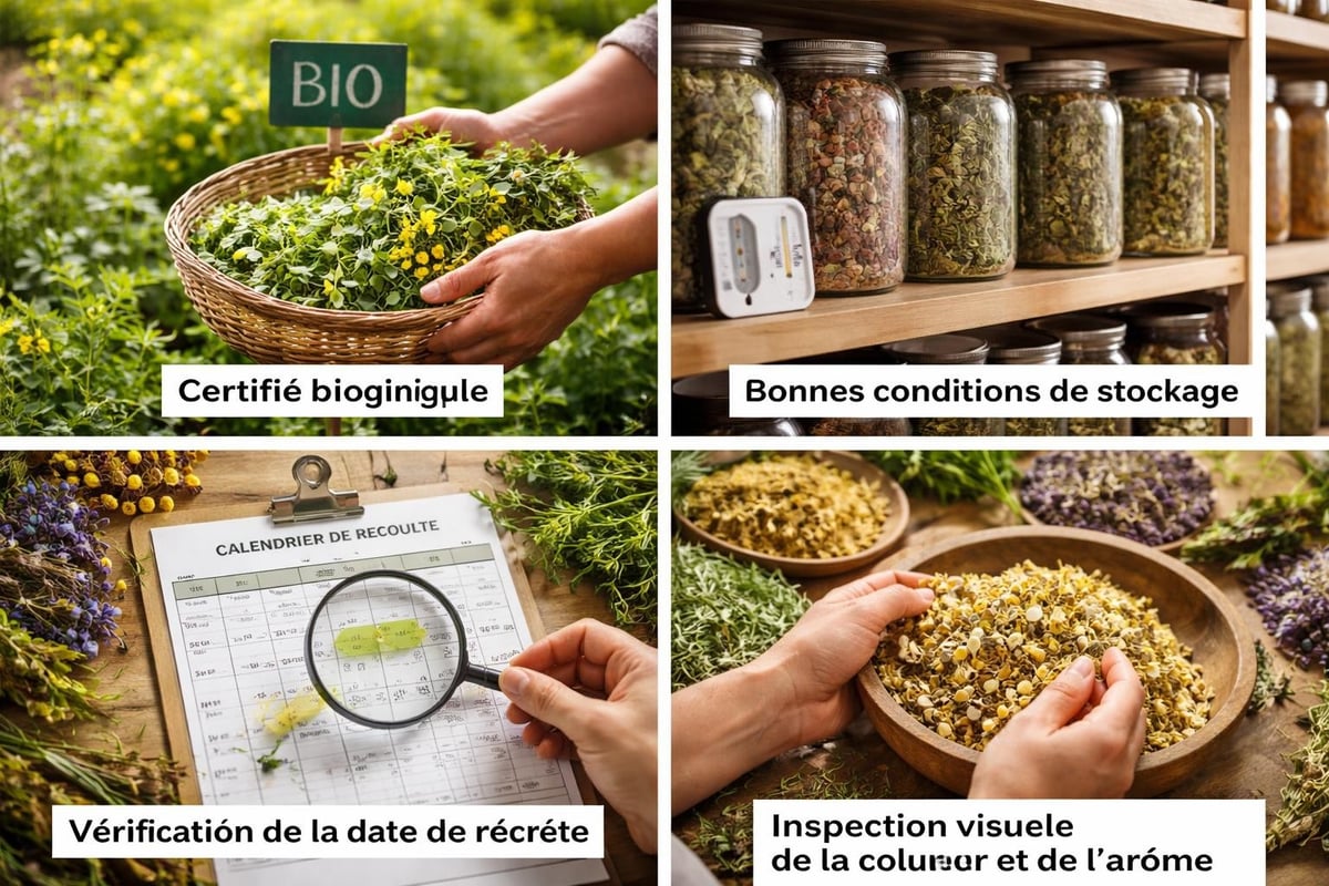 Quality criteria for medicinal tisane plants