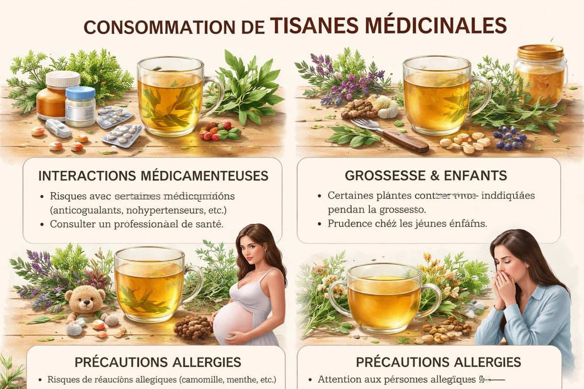 Safety guidelines for medicinal tisane use