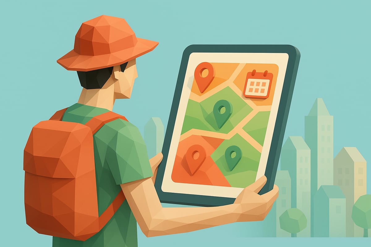 Organize Your Itinerary: Mapping, Grouping, and Scheduling
