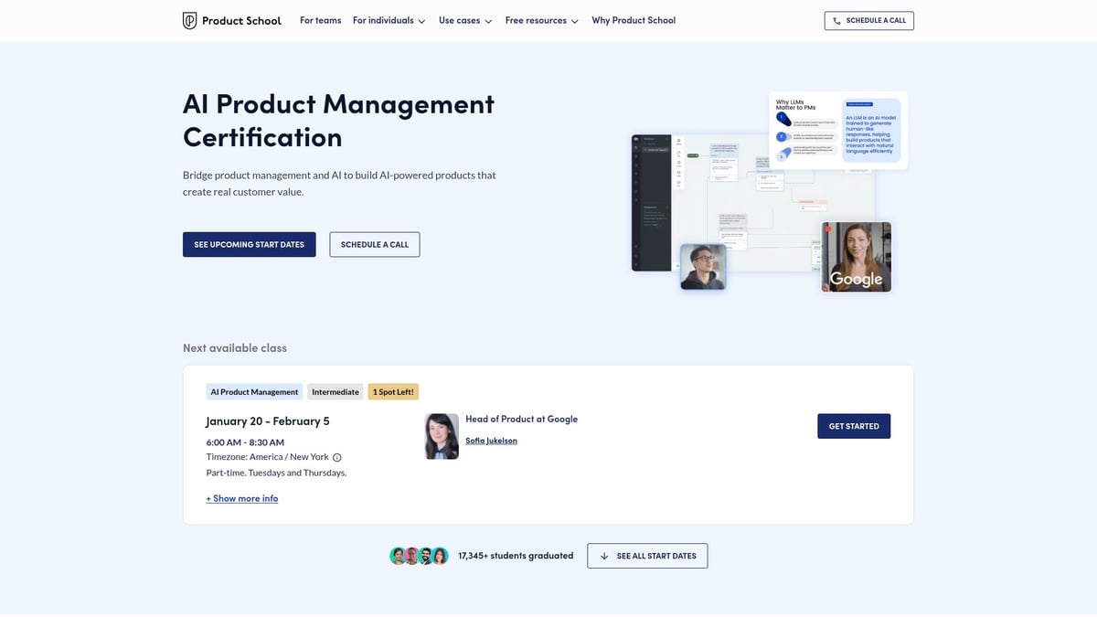Top 10 AI Management Courses to Boost Your Career in 2026 - Artificial Intelligence for Product Certification (AIPC)™ – Product School