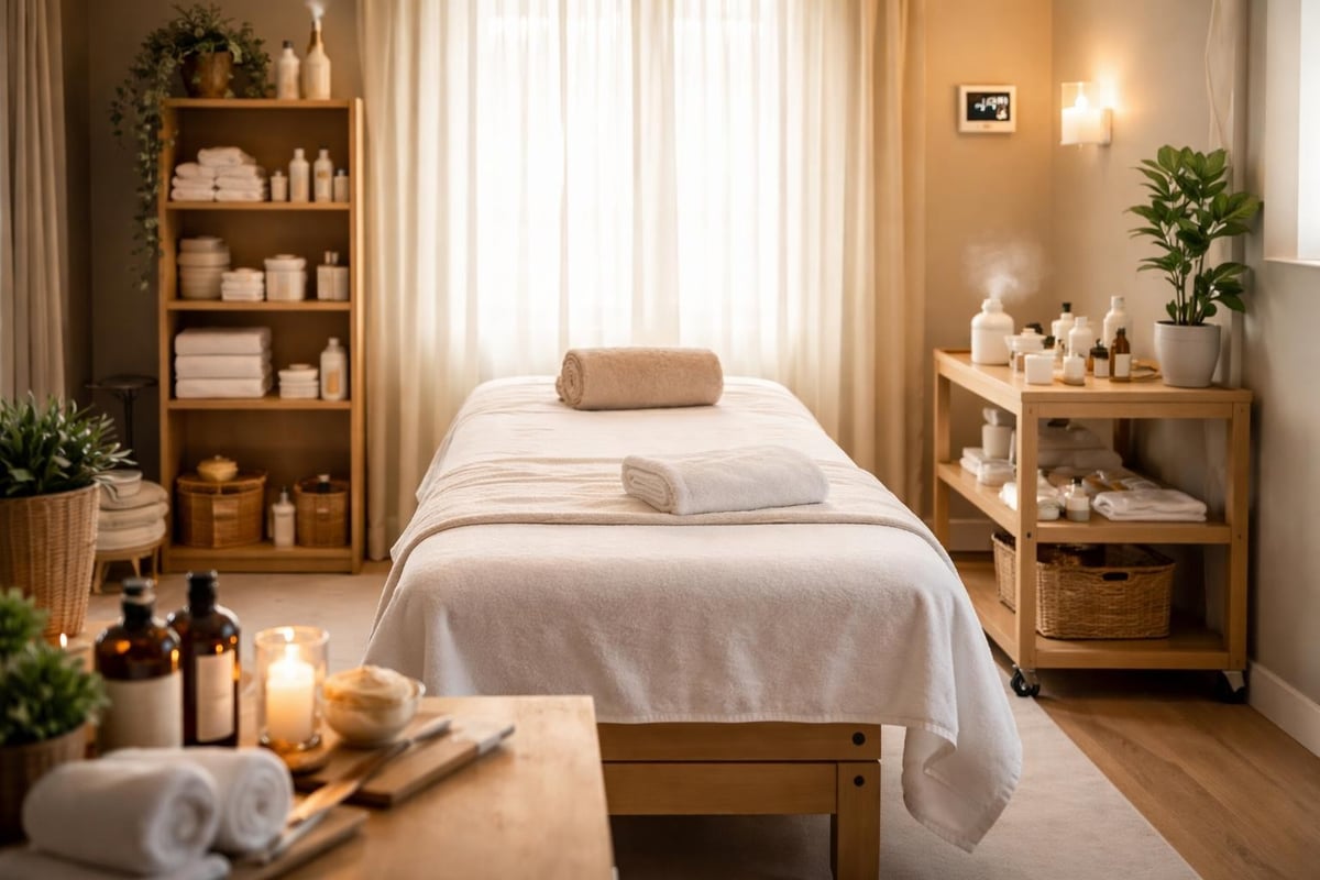 Organisation cabine spa