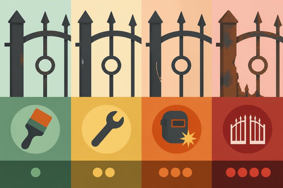 Repair Iron Gate: Complete Guide For Durable Solutions 1 Iron Gate Damage Assessment Categories