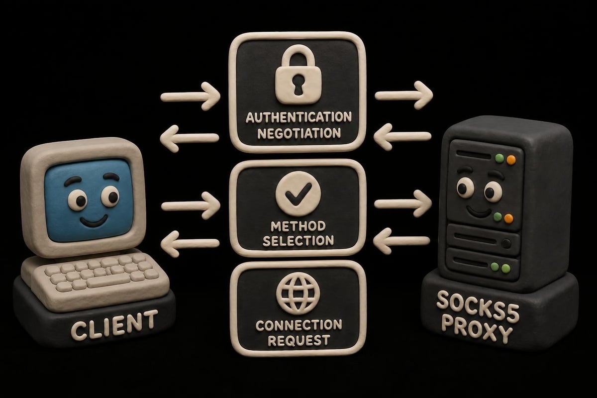 SOCKS protocol handshake sequence