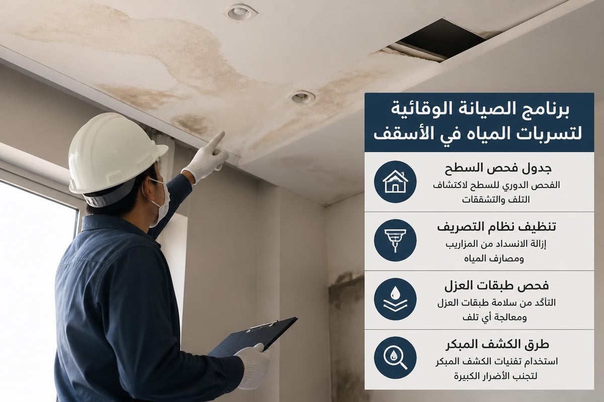 طرق الوقاية من التسربات