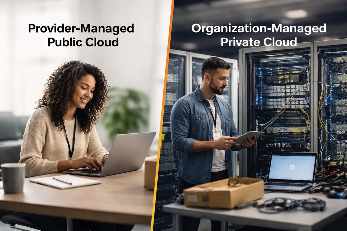 Cloud management responsibilities