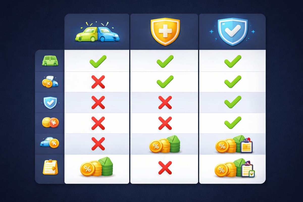 Comparación de coberturas