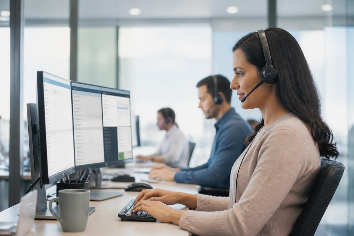 Modern call center workflow