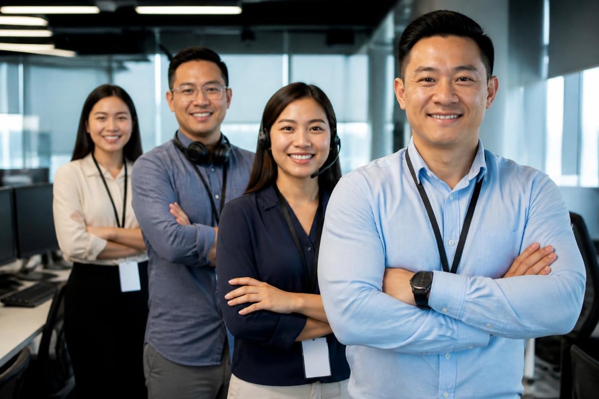 Call center career progression