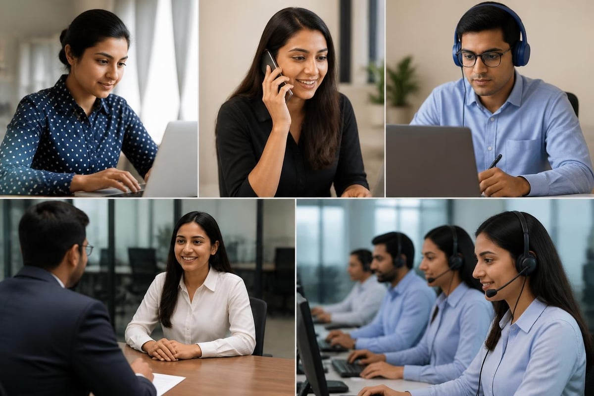 Call center hiring process