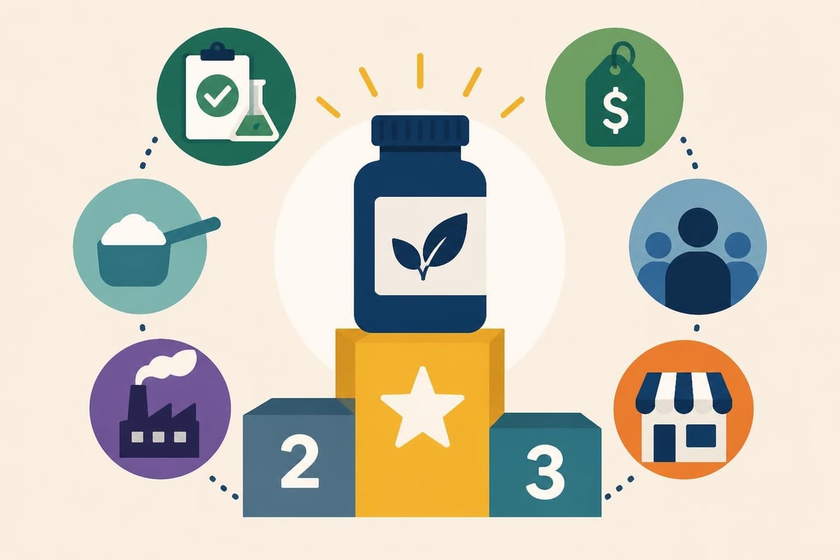 Supplement evaluation criteria