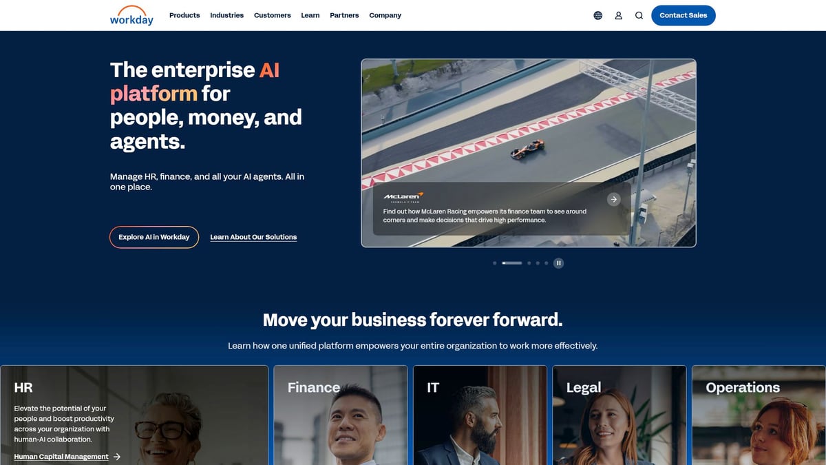 Top 10 HR Software Software Tools for 2025 Success - Workday – Enterprise HRIS & Analytics