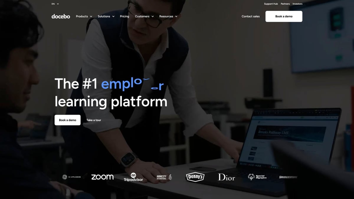 Top 10 HR Software Software Tools for 2025 Success - Docebo – Learning Management System (LMS)