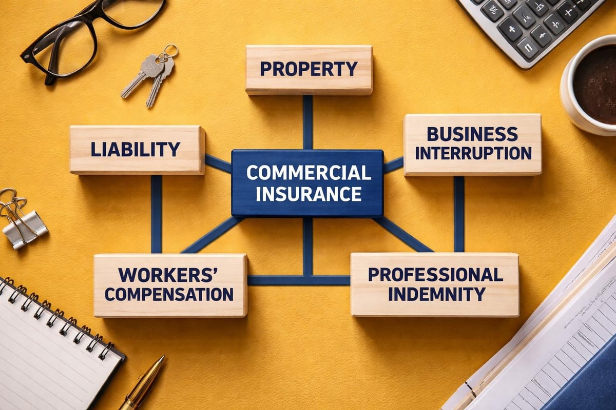 Commercial insurance components Commercial insurance components