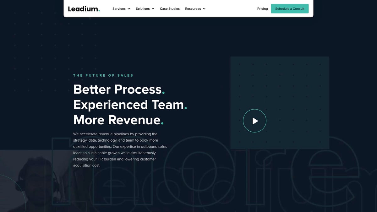 Top 7 Lead Generation Companies For Small Businesses 2025 - Leadium