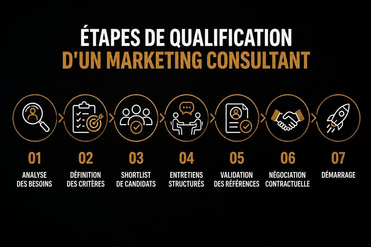 Processus de sélection consultant marketing