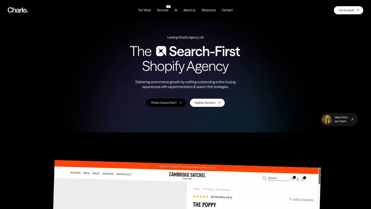 Top 7 Best Shopify Agency Picks For 2026 Success - Charle