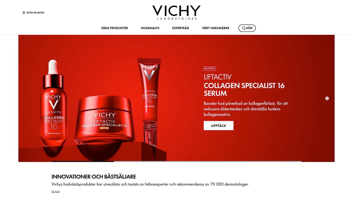 8 Bästa Dagkräm Hyaluronsyra För Strålande Hud 2026 - Vichy Aqualia Thermal Rehydrating Cream