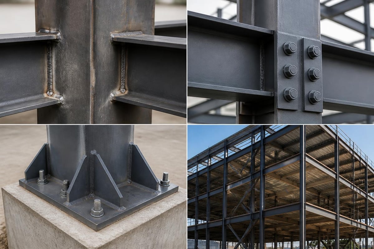Steel connection types