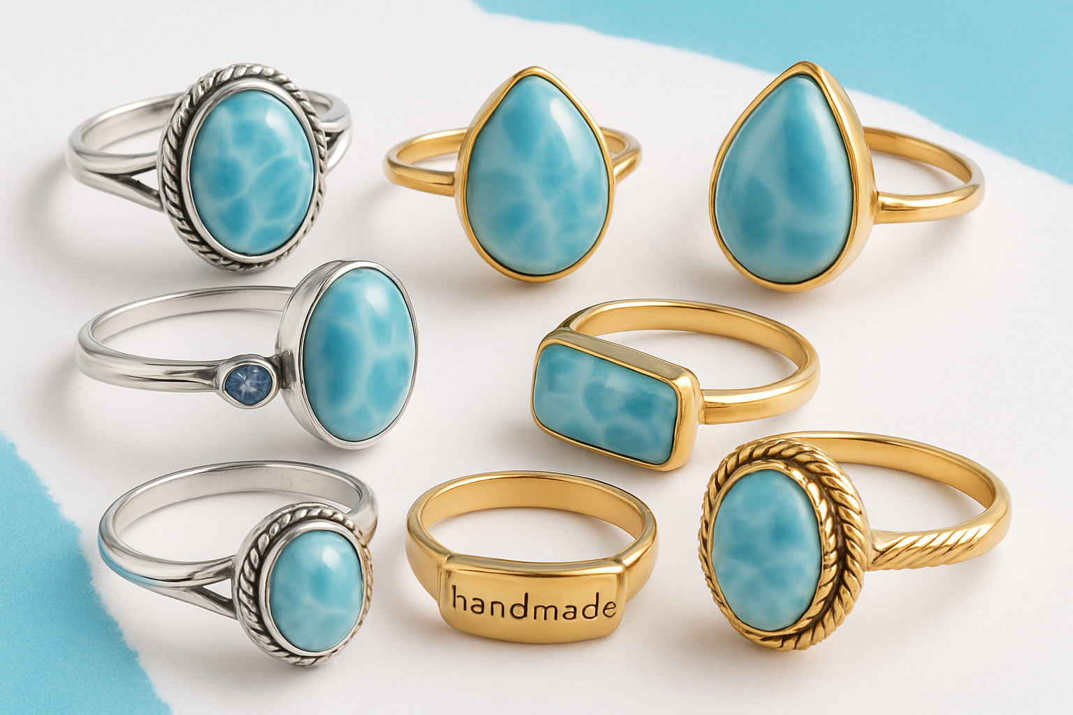 Trending Larimar Ring Designs for 2025
