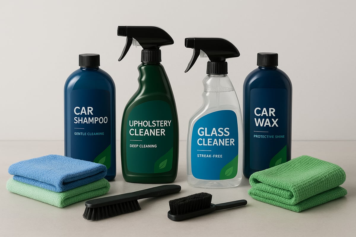 Tipos de Produtos para Limpar Carro: O Que Não Pode Faltar em 2026