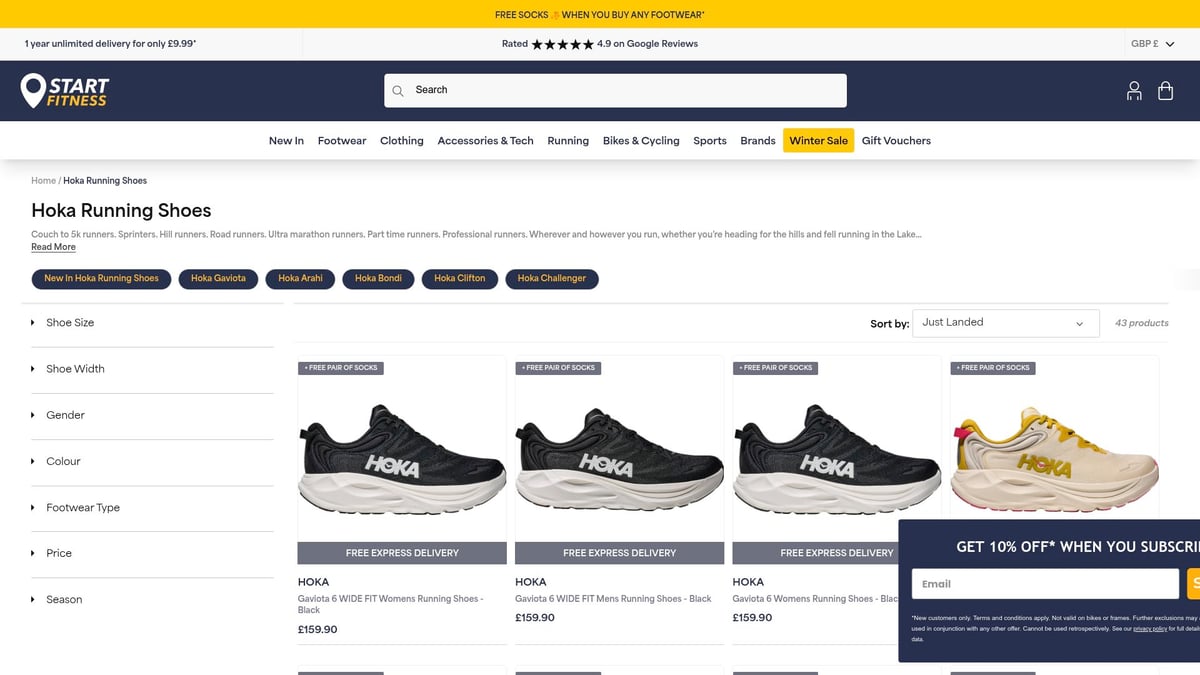 Top 8 Discount Running Gear Picks for 2026 - Hoka Clifton 9 Running Shoes