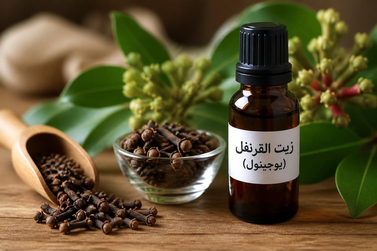 التركيب الكيميائي لزيت القرنفل
