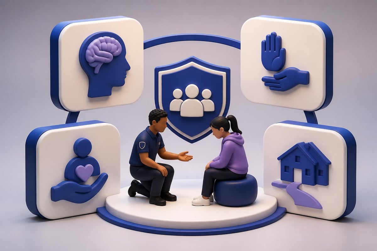 Crisis intervention training components