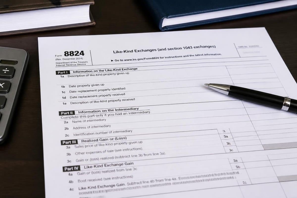 Form 8824 reporting requirements