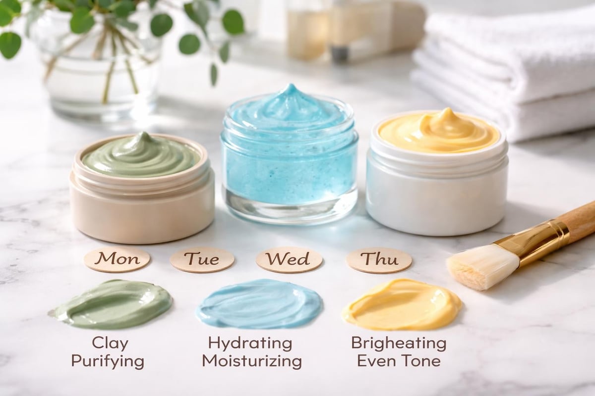 Treatment masks for radiance