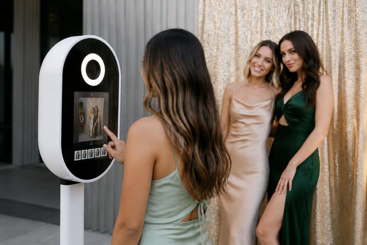 Photo booth user interface workflow