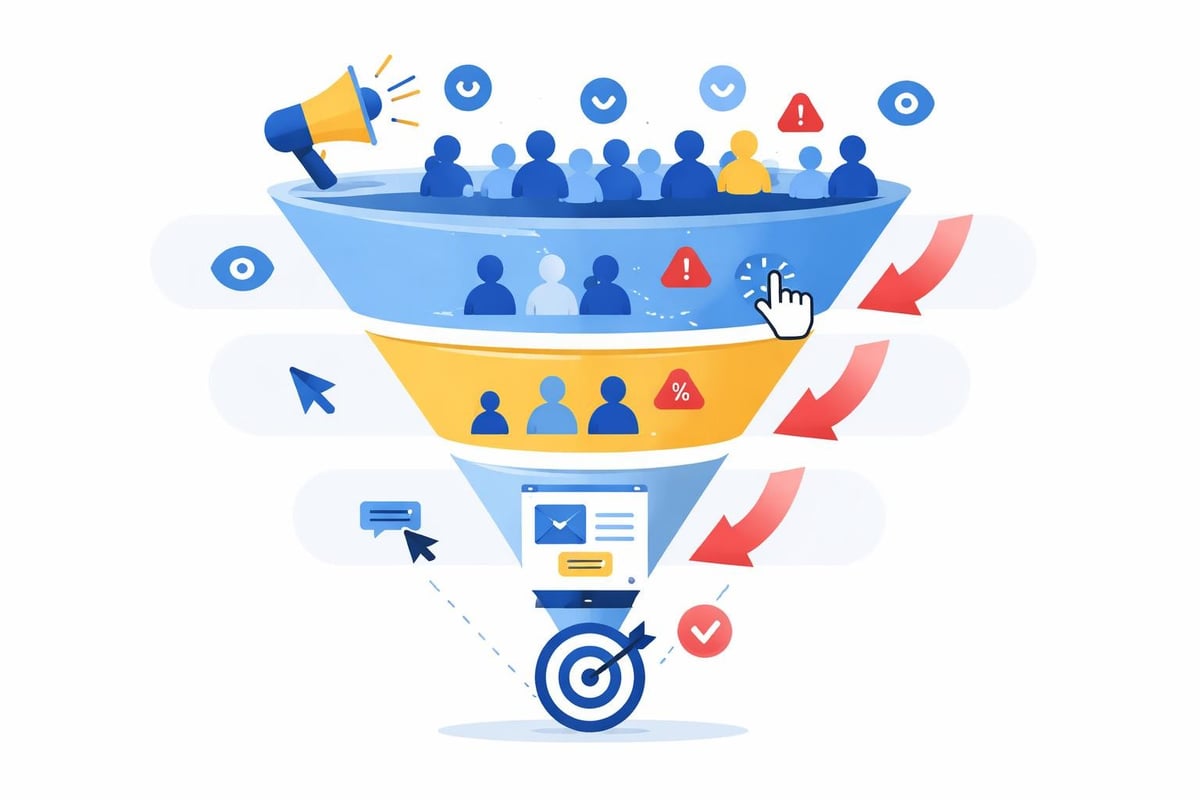 Conversion funnel analysis