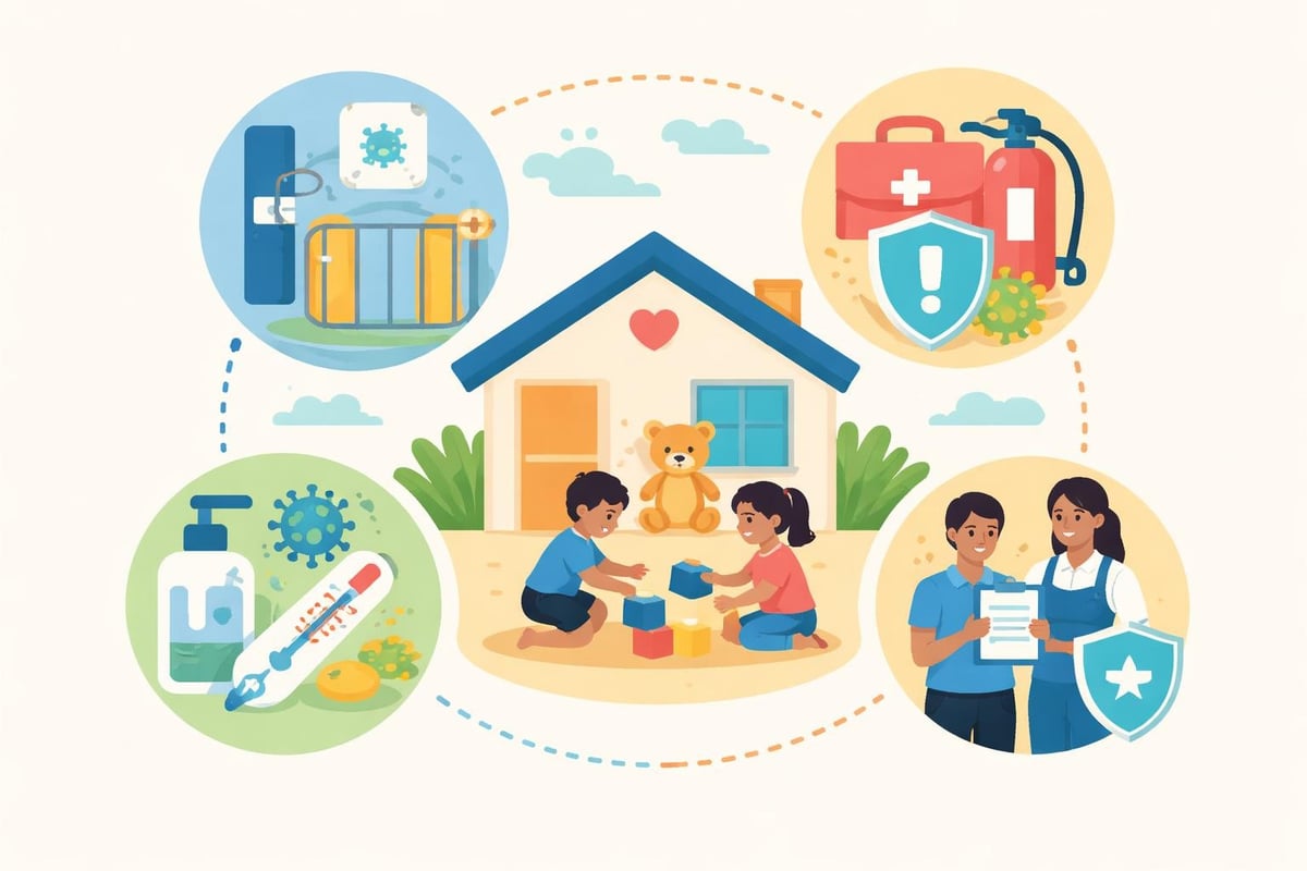 Home daycare safety systems