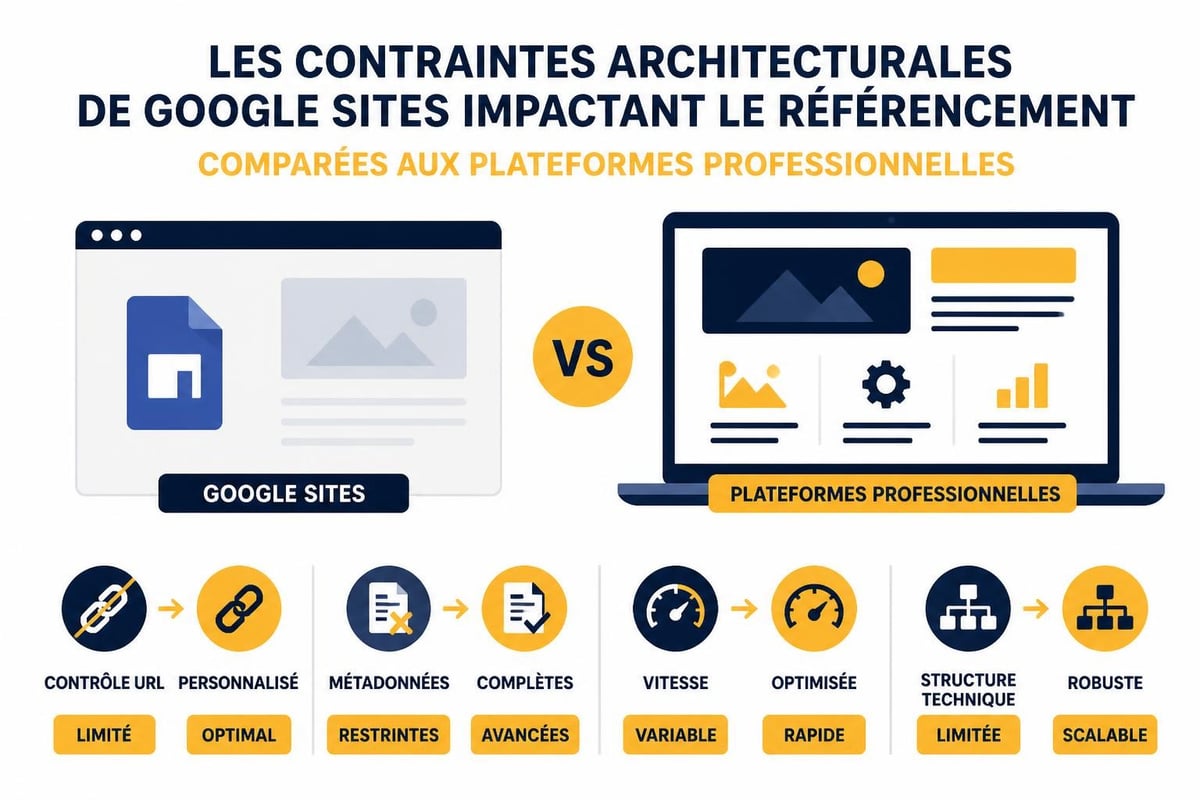 Limitations techniques Google Sites SEO