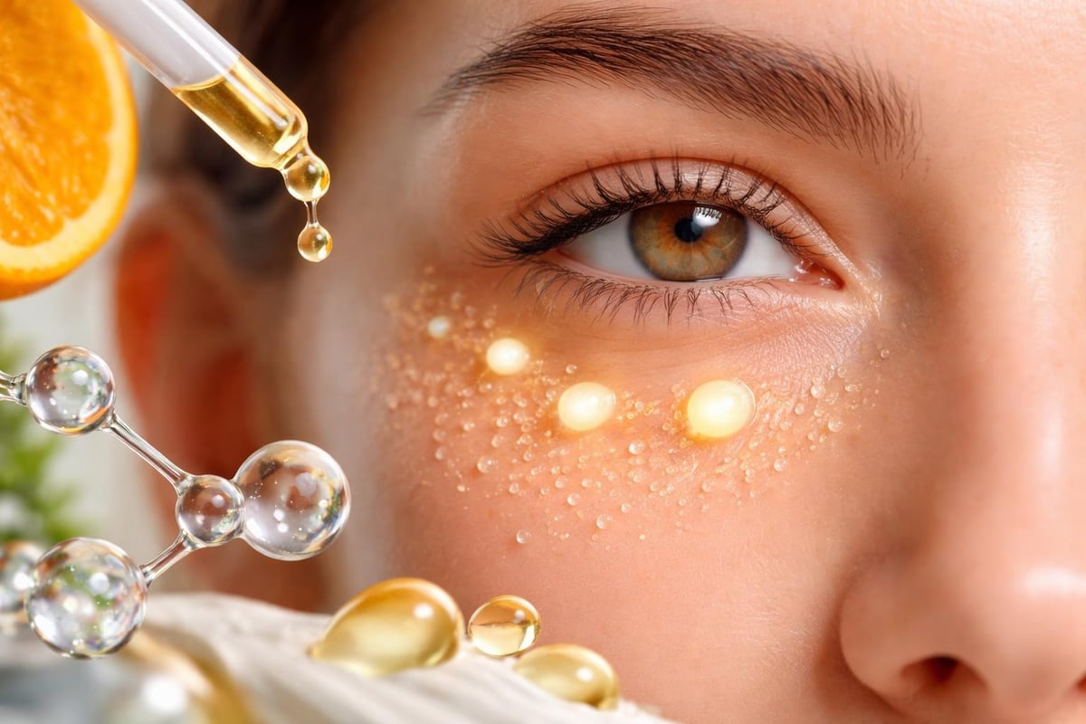 Eye cream ingredient absorption
