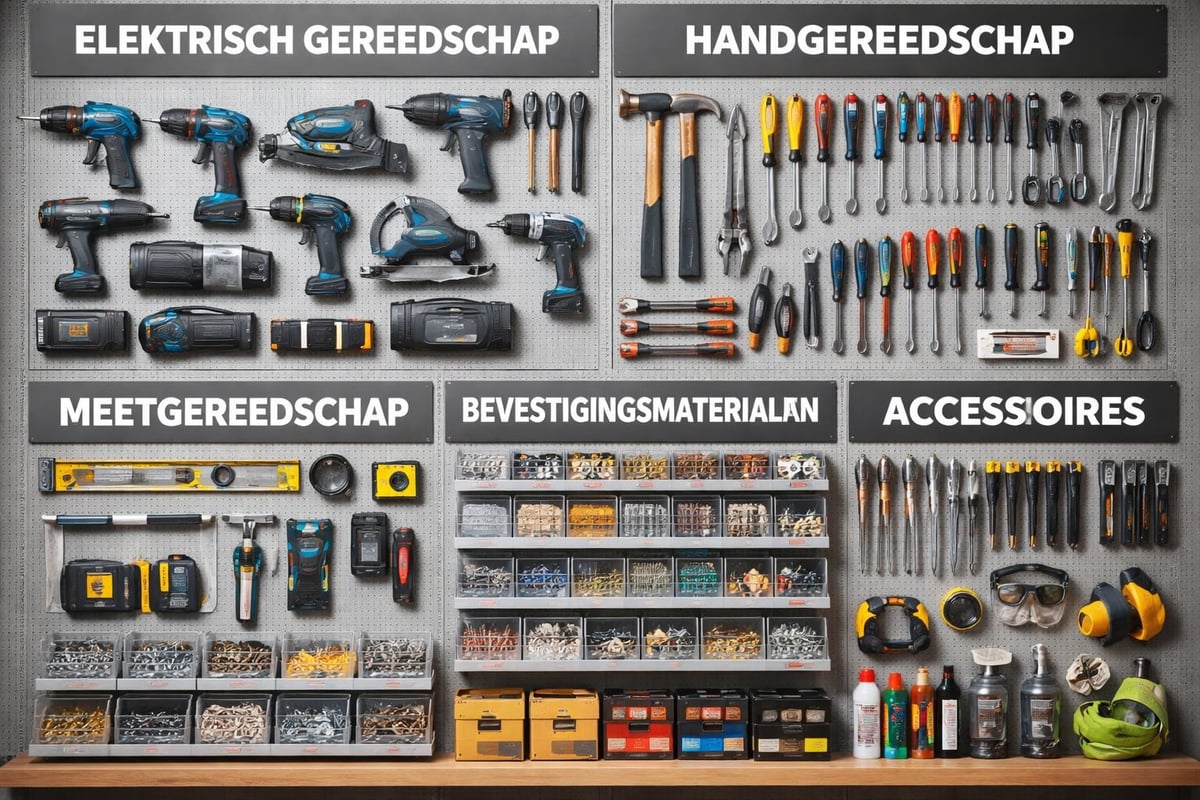 Gereedschap organisatie systeem