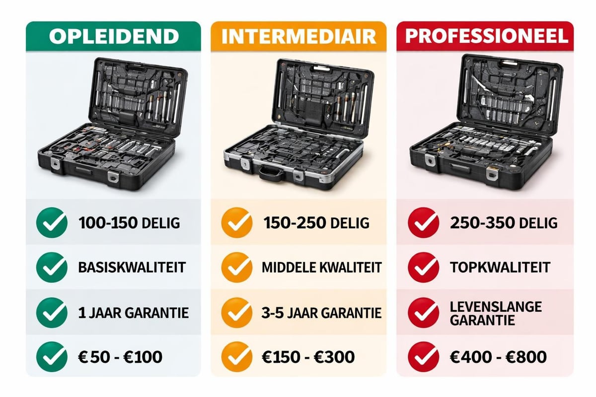 Gereedschap vergelijking